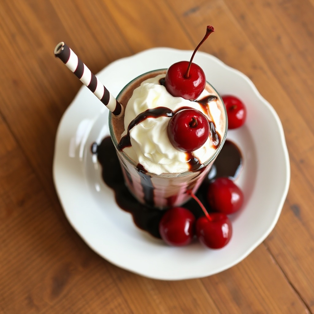Schokoladen-Kirsch-Genuss-Shake
