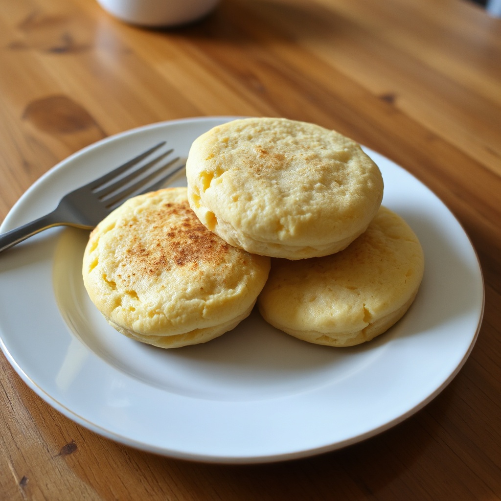 Hausgemachte englische Muffins mit einem Twist