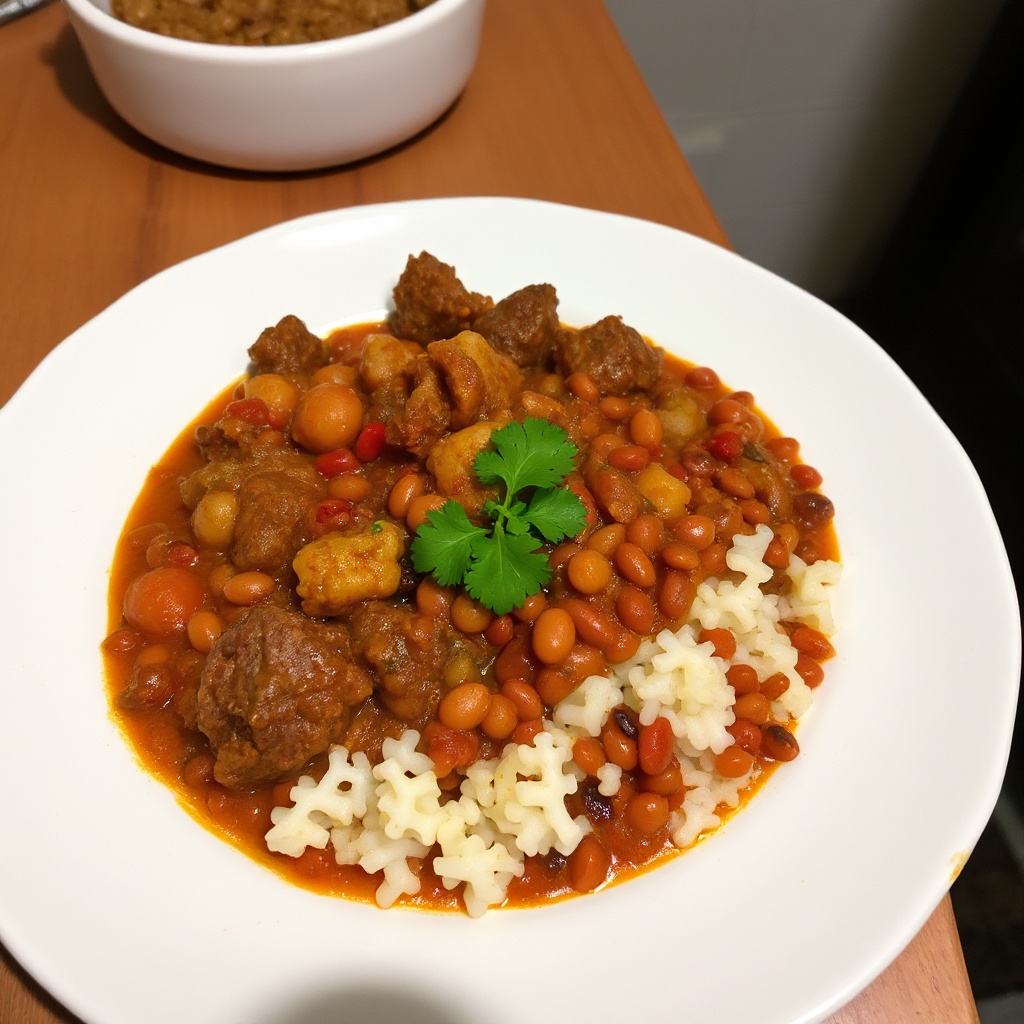 Curry di Manzo e Lenticchie Speziato