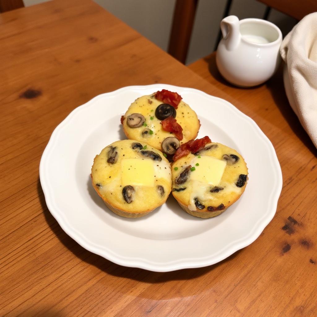 Muffin Salati con Formaggio e Pancetta