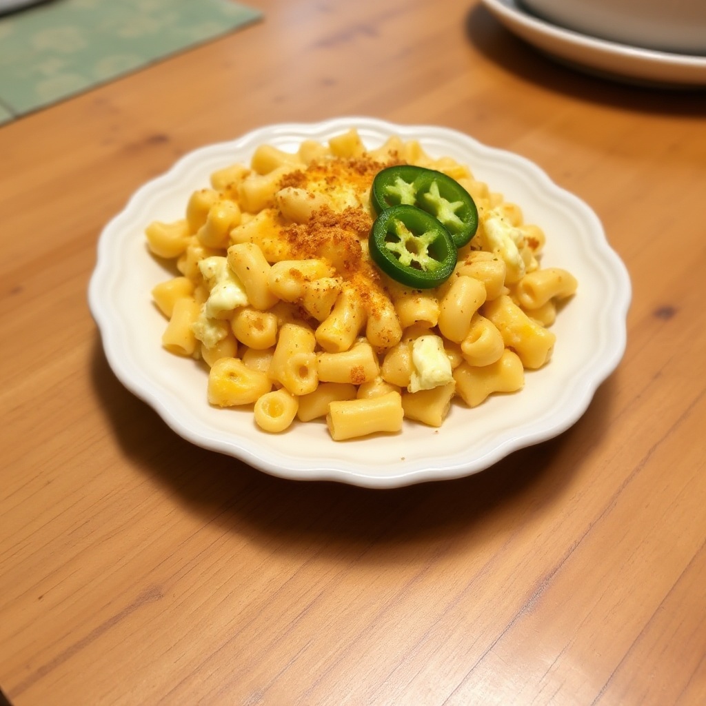 Mac and Cheese Piccante con Jalapeño