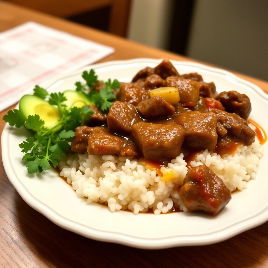 Herzhafte Südstaaten-Rindfleischstücke mit würziger Sauce