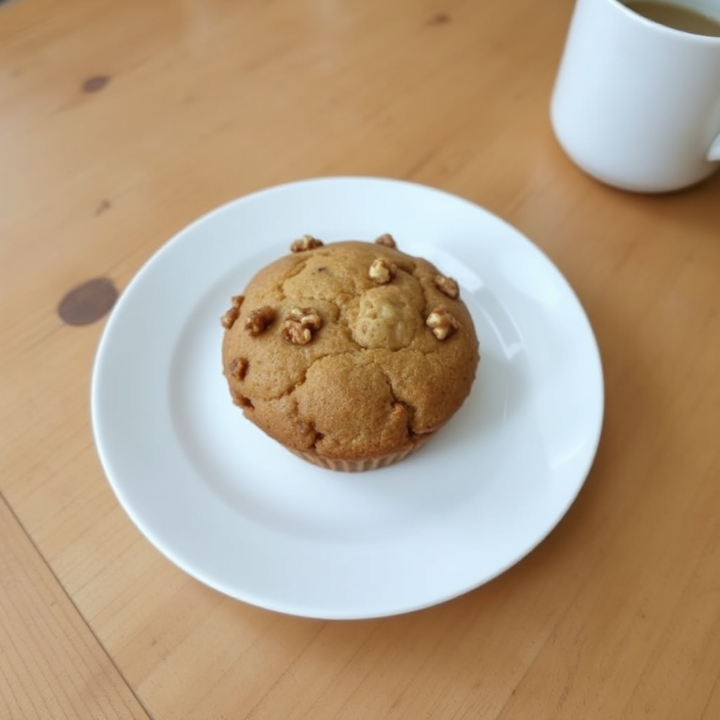Muffin al Caffè con Noci e Cannella