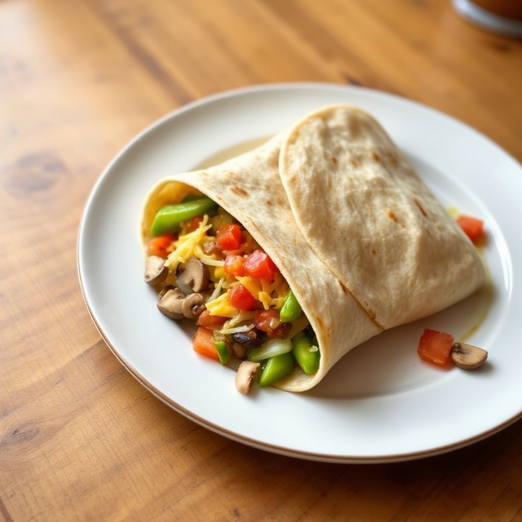 Cheesy Veggie Tex-Mex Wraps