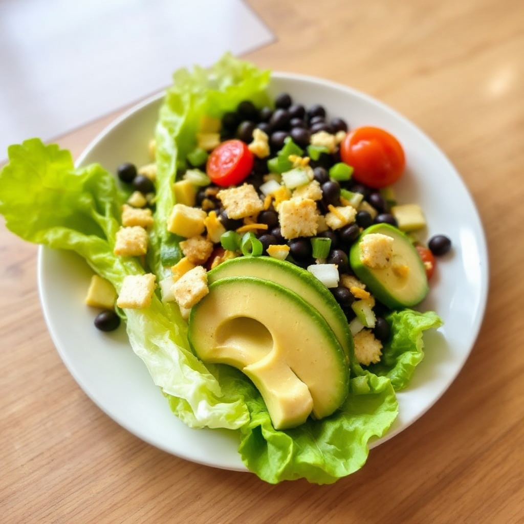 Würziger Avocado-Bohnen-Salat