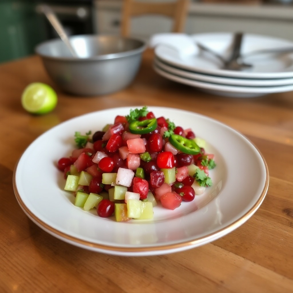 Zesty Cranberry Jalapeño Relish