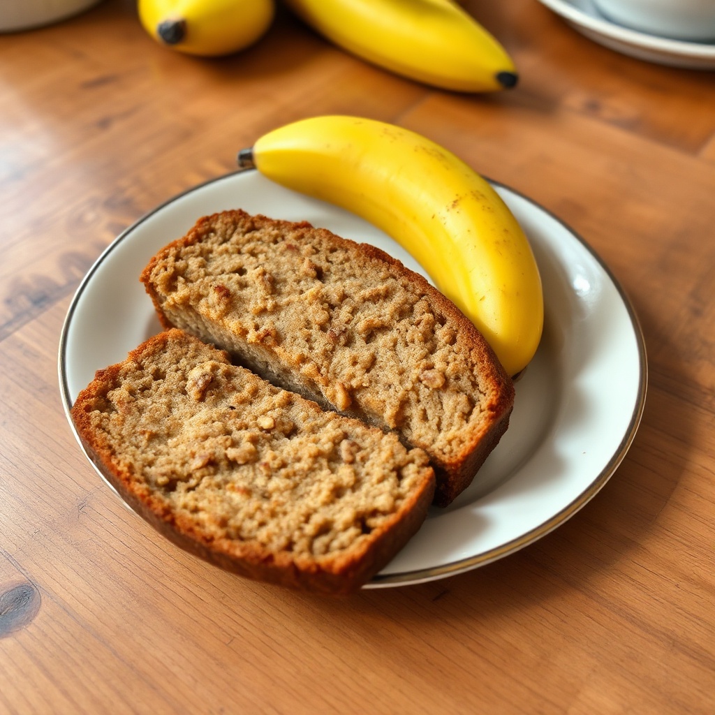 Moist Banana Walnut Bread