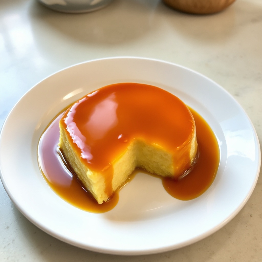 Karamell-Flan-Kuchen-Genuss