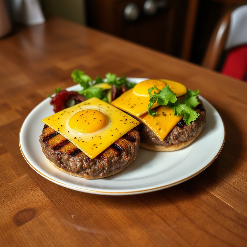 Gourmet Grilled Beef Burgers