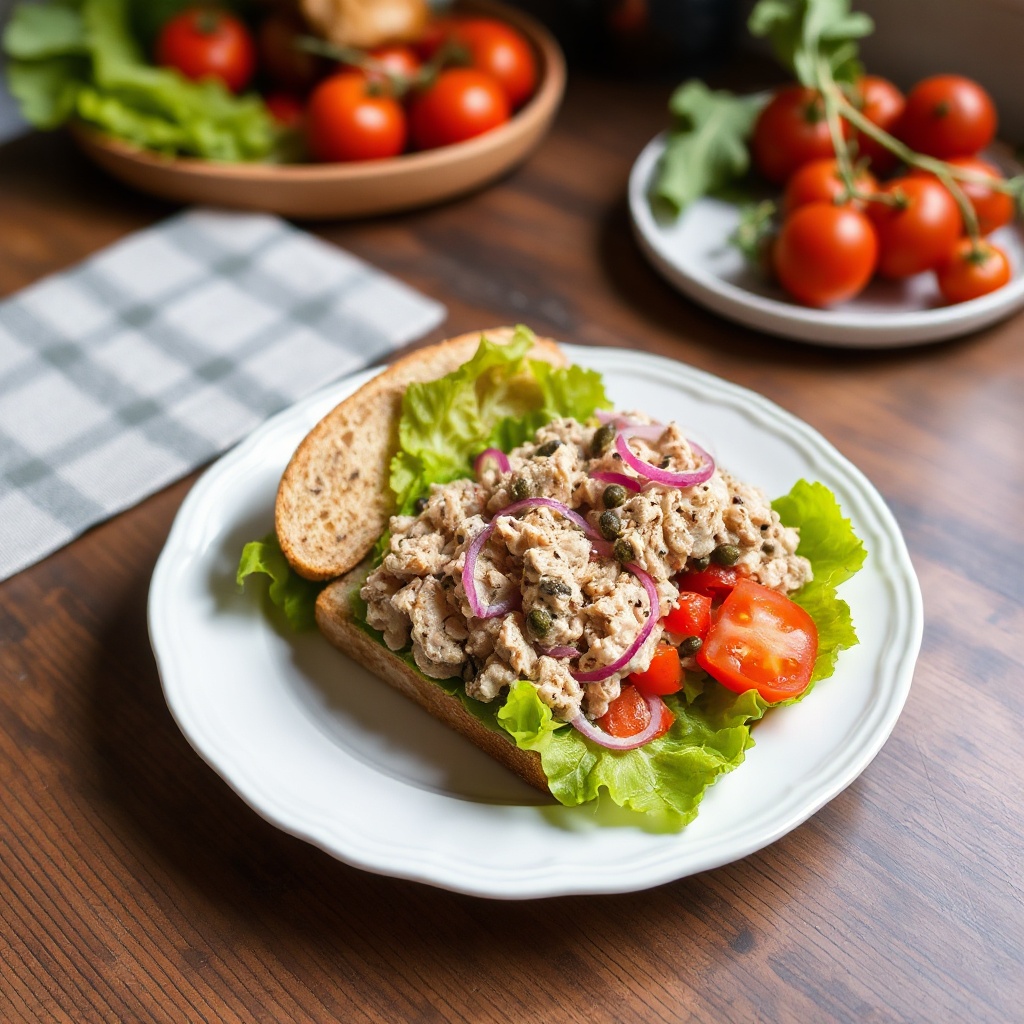Panino con Insalata di Tonno Mediterranea