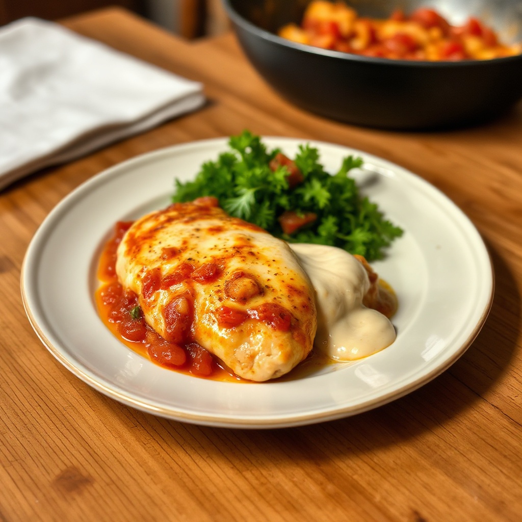 Pollo al Forno con Salsa Cremosa