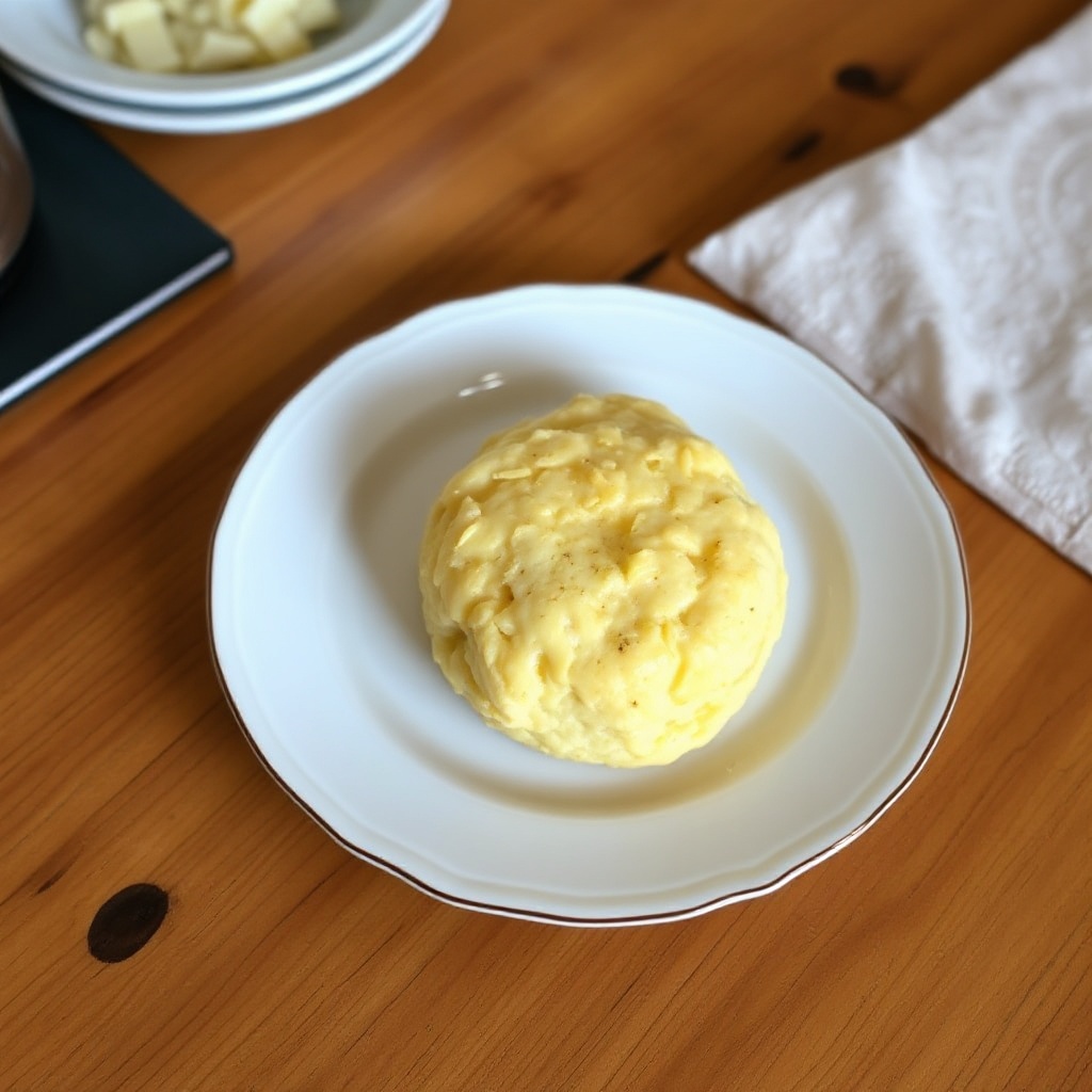 Knoblauch-Cheddar-Drop-Brötchen