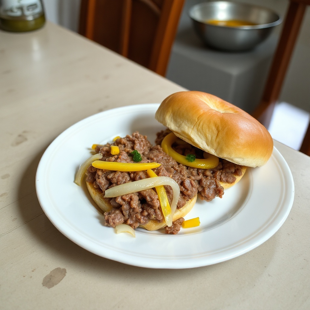 Herzhafte Lose-Fleisch-Sandwiches