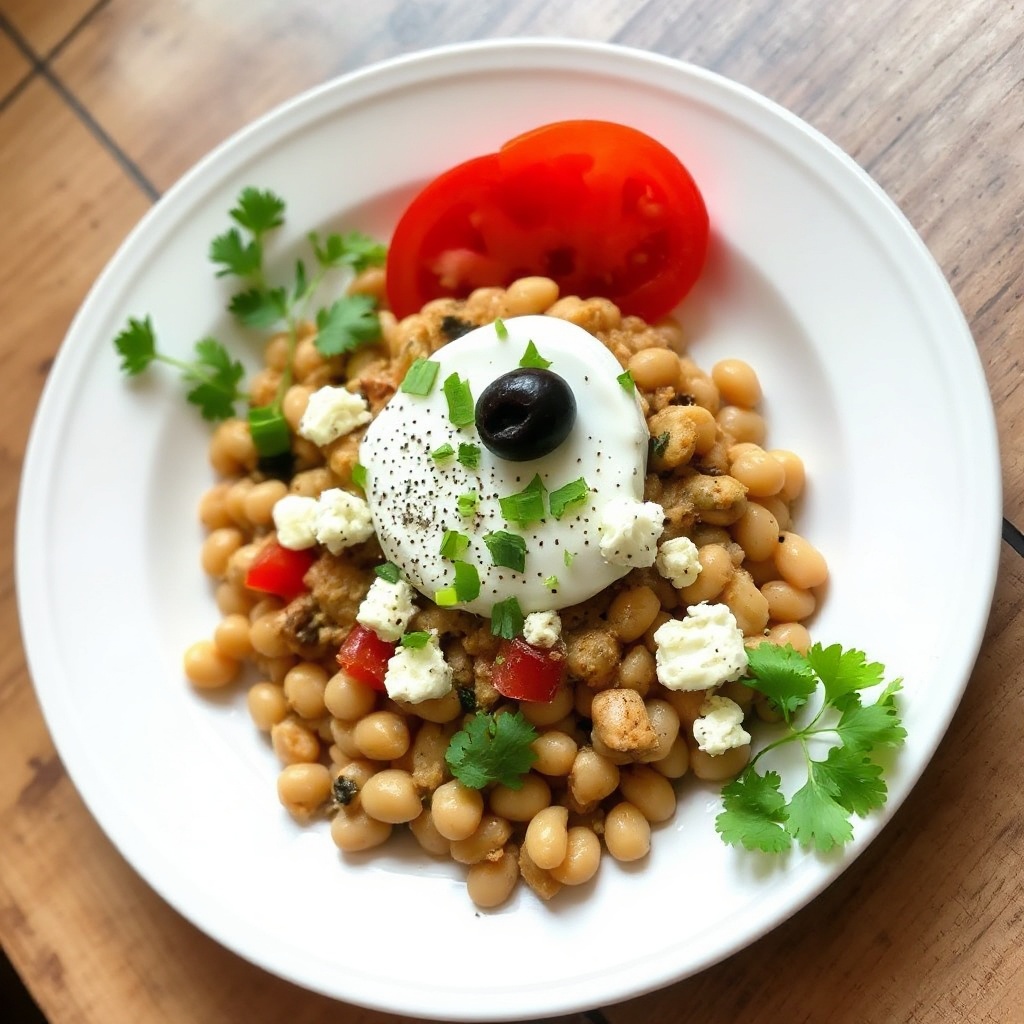 Mediterraner Schichtbohnen-Dip