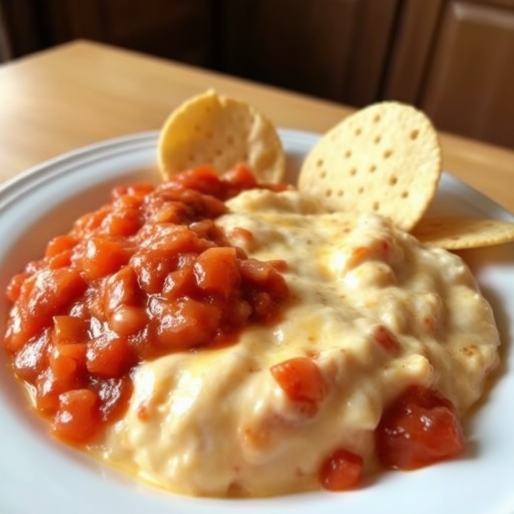 Cremiger Salsa-Käse-Dip