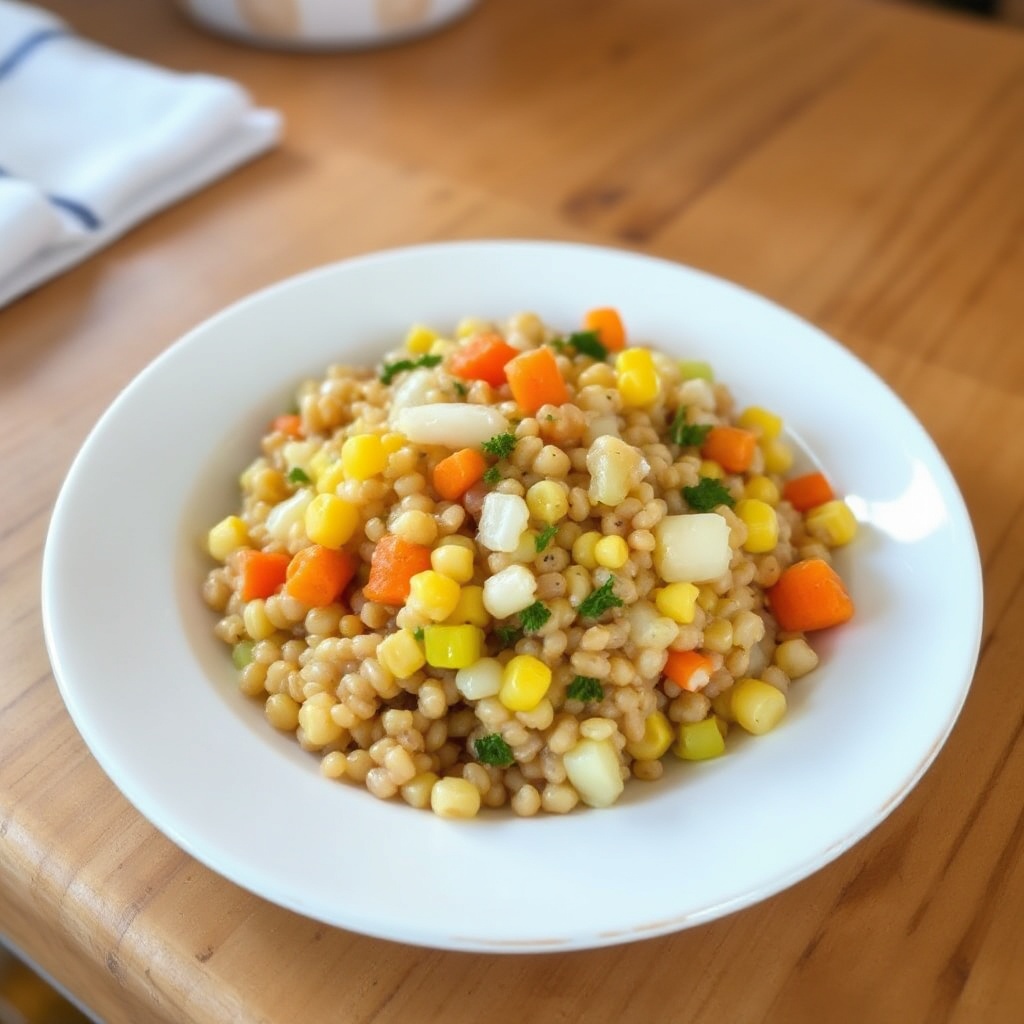 Sformato Salato di Orzo e Mais