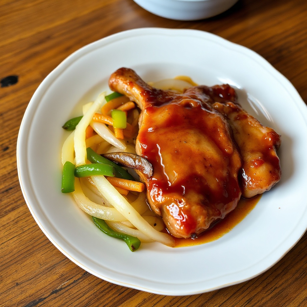 Sweet and Savory Glazed Pork Chops