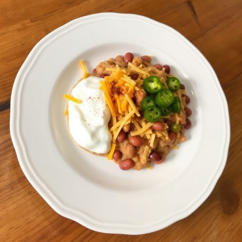 Langsame Kochkäse-Bohnen-Dip