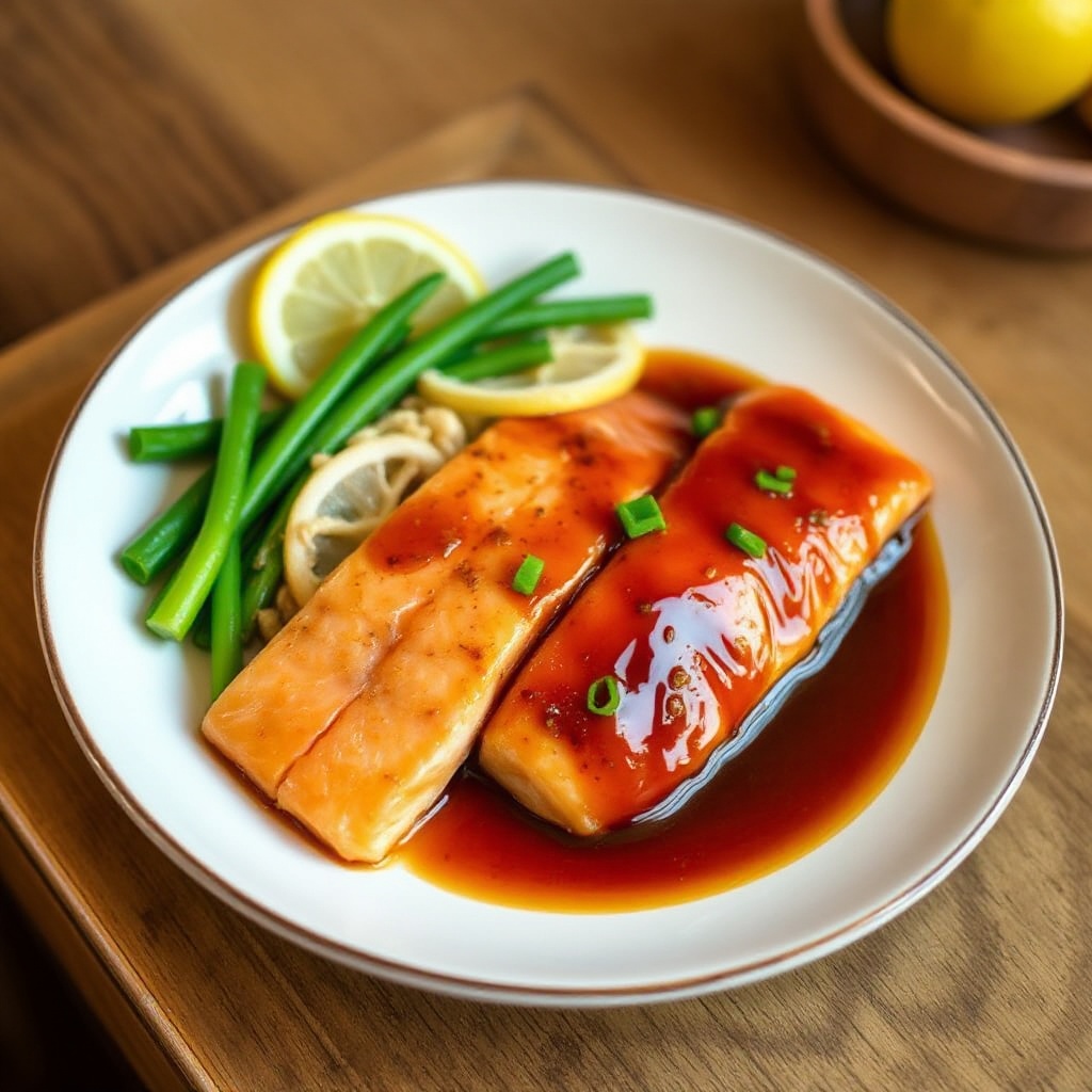Filetti di Salmone Salati con Miele e Zenzero