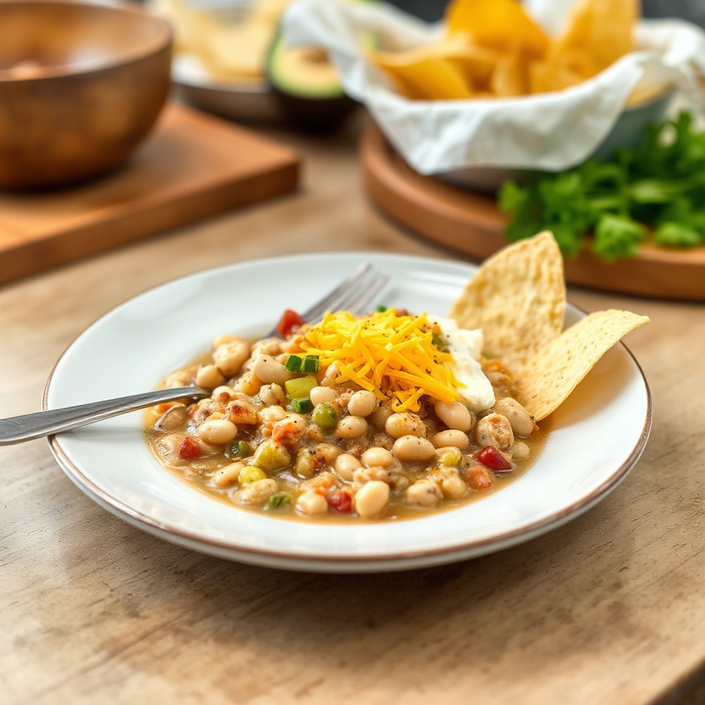 Chili Crema di Fagioli Bianchi e Pollo