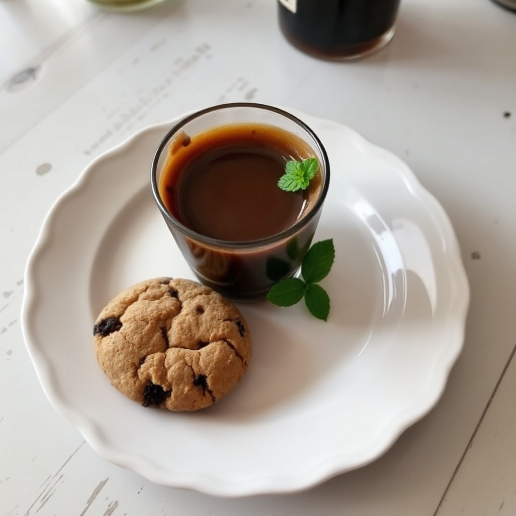 Minty Delight Cookie Shot