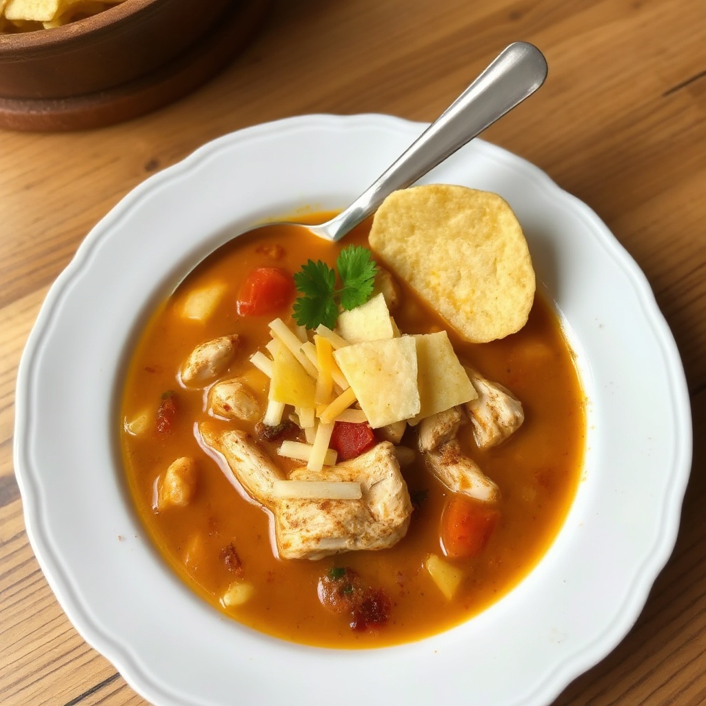 Southwestern Chicken Tortilla Soup