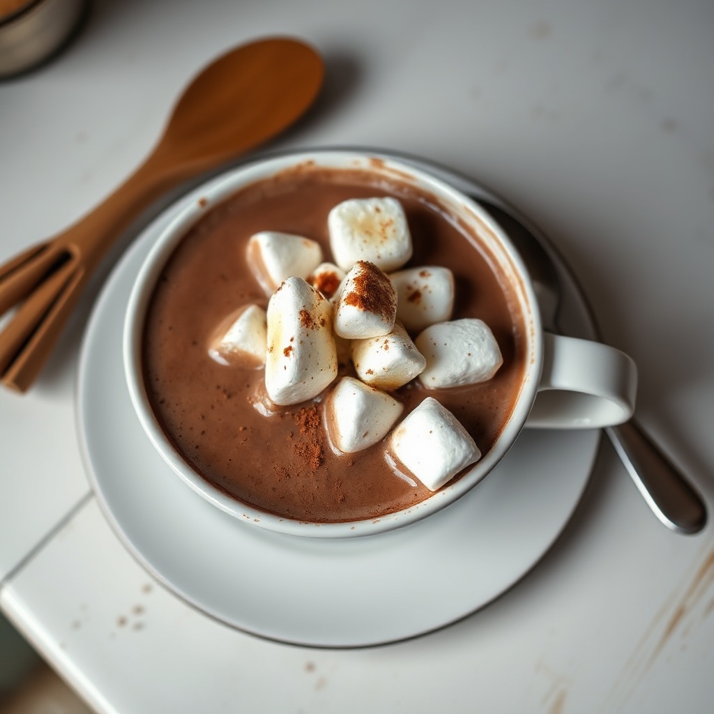 Creamy Maple Hot Chocolate
