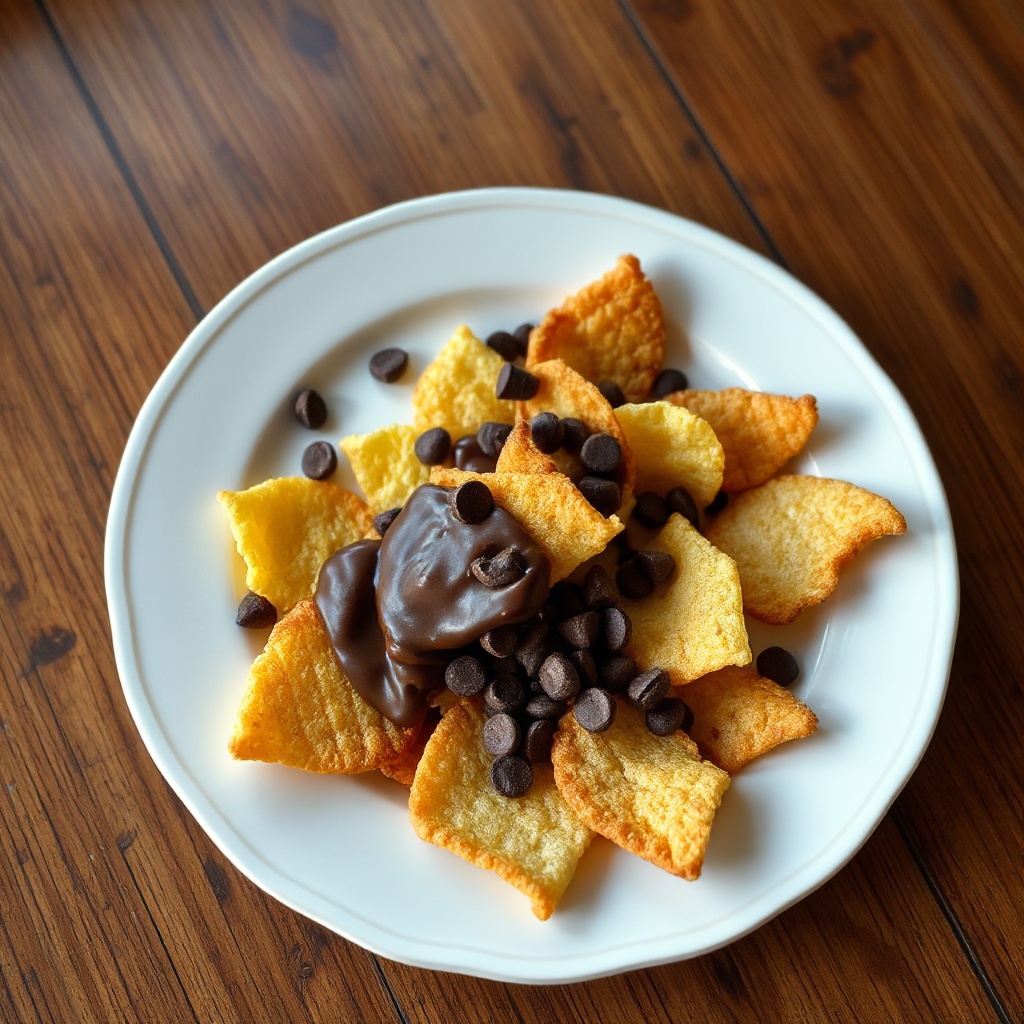 Chocolate-Dipped Crispy Chips