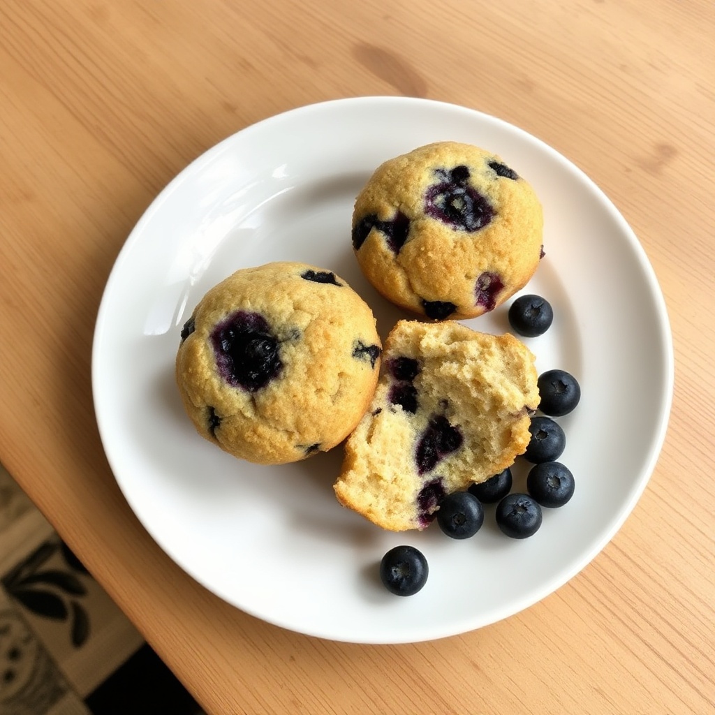 Leckere Heidelbeer-Honig-Muffins
