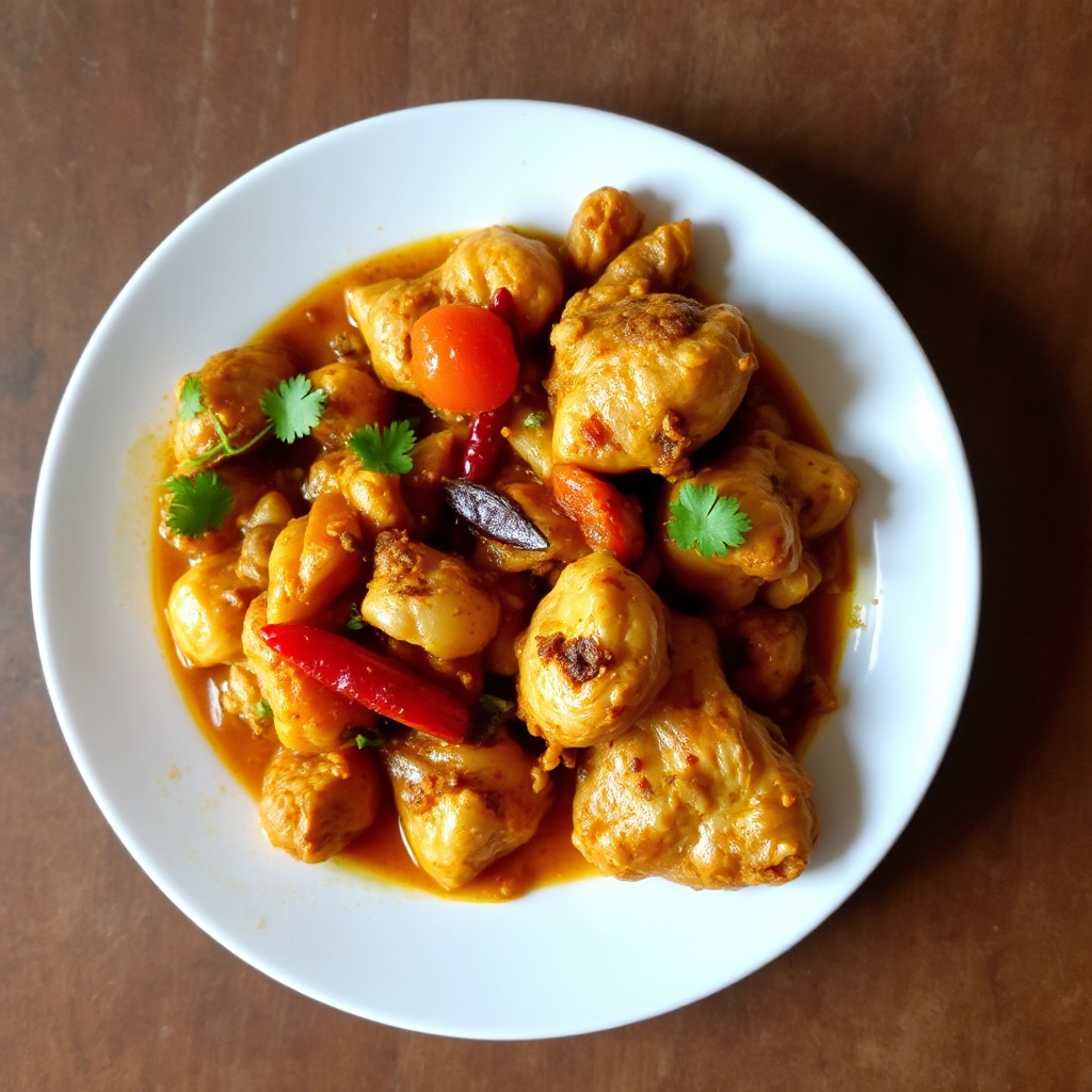 Pollo Kadai Speziato