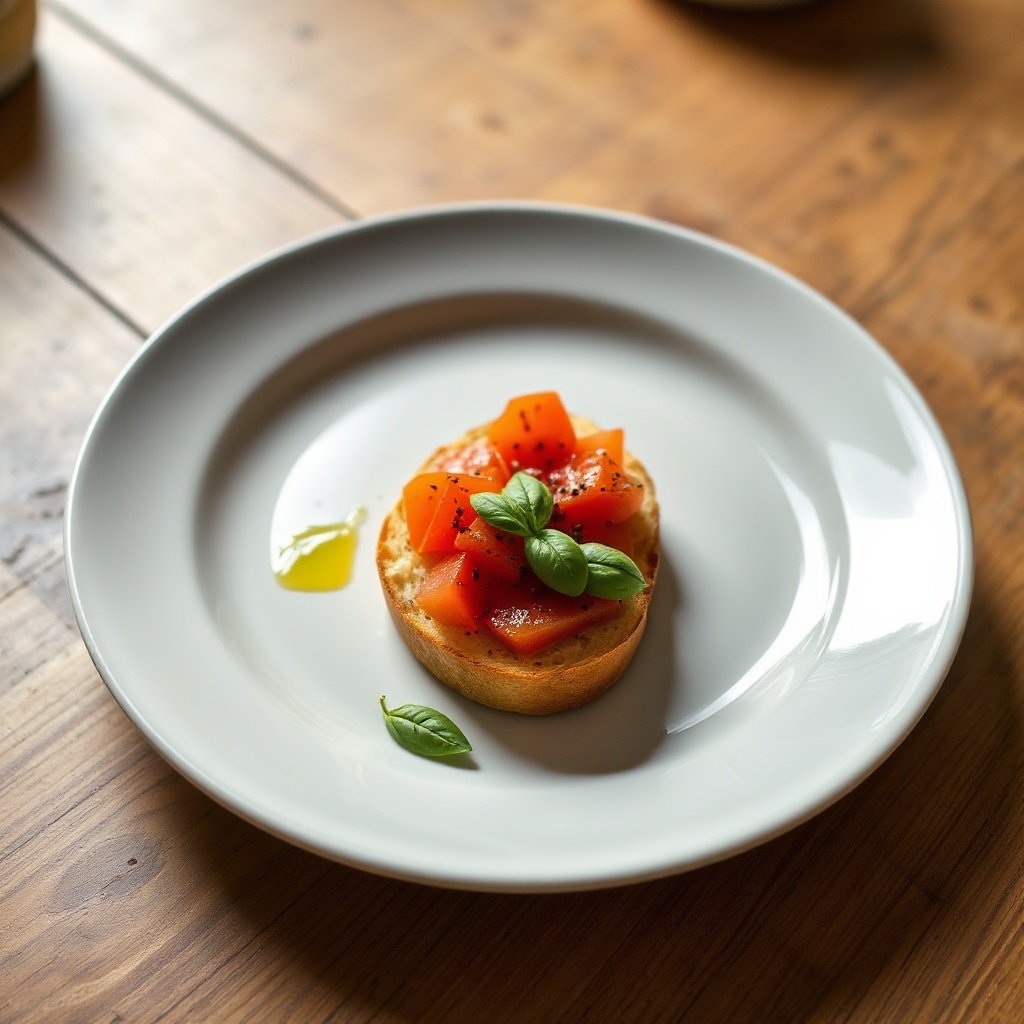 Savory Tomato Basil Crostini