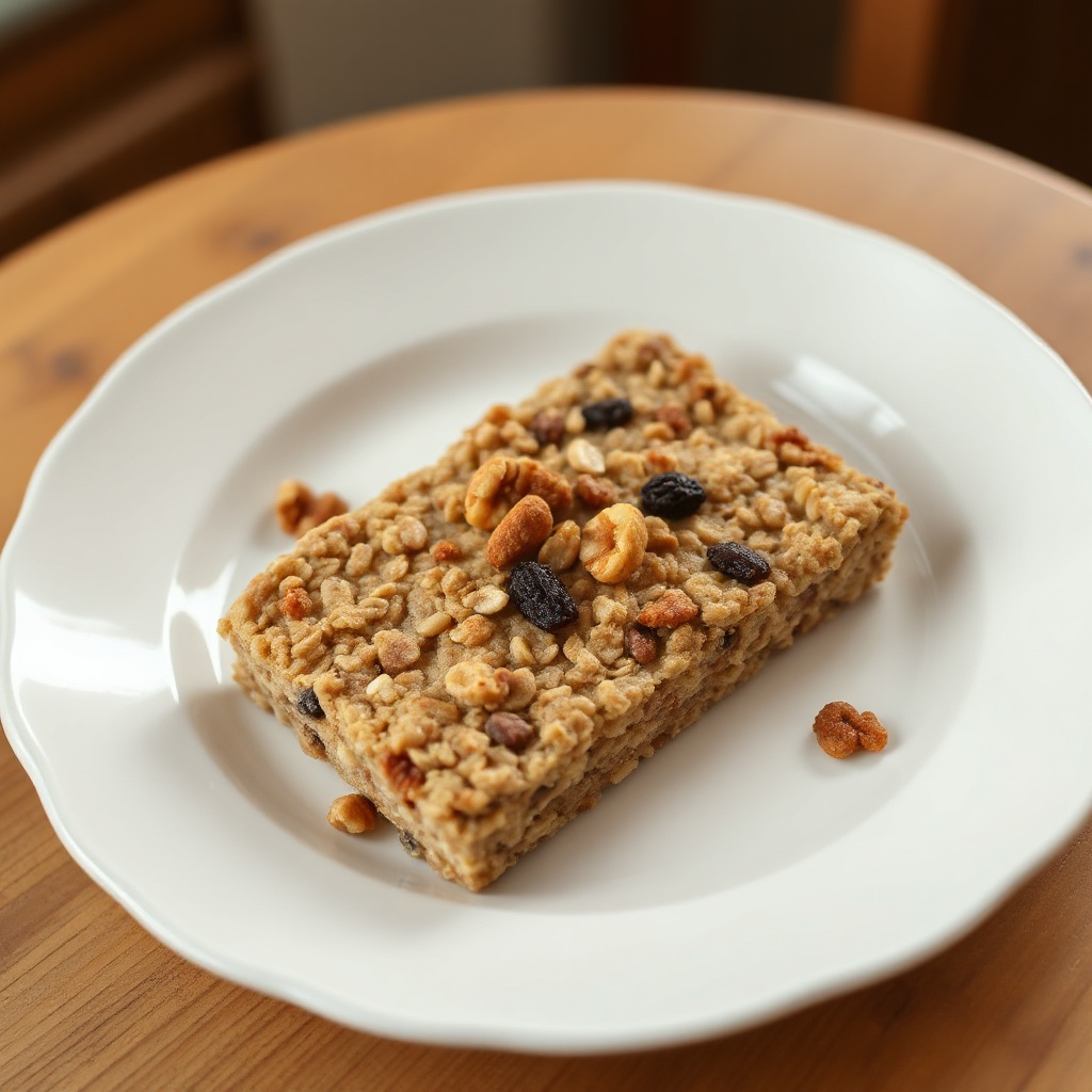 Nutty Oatmeal Energy Bars
