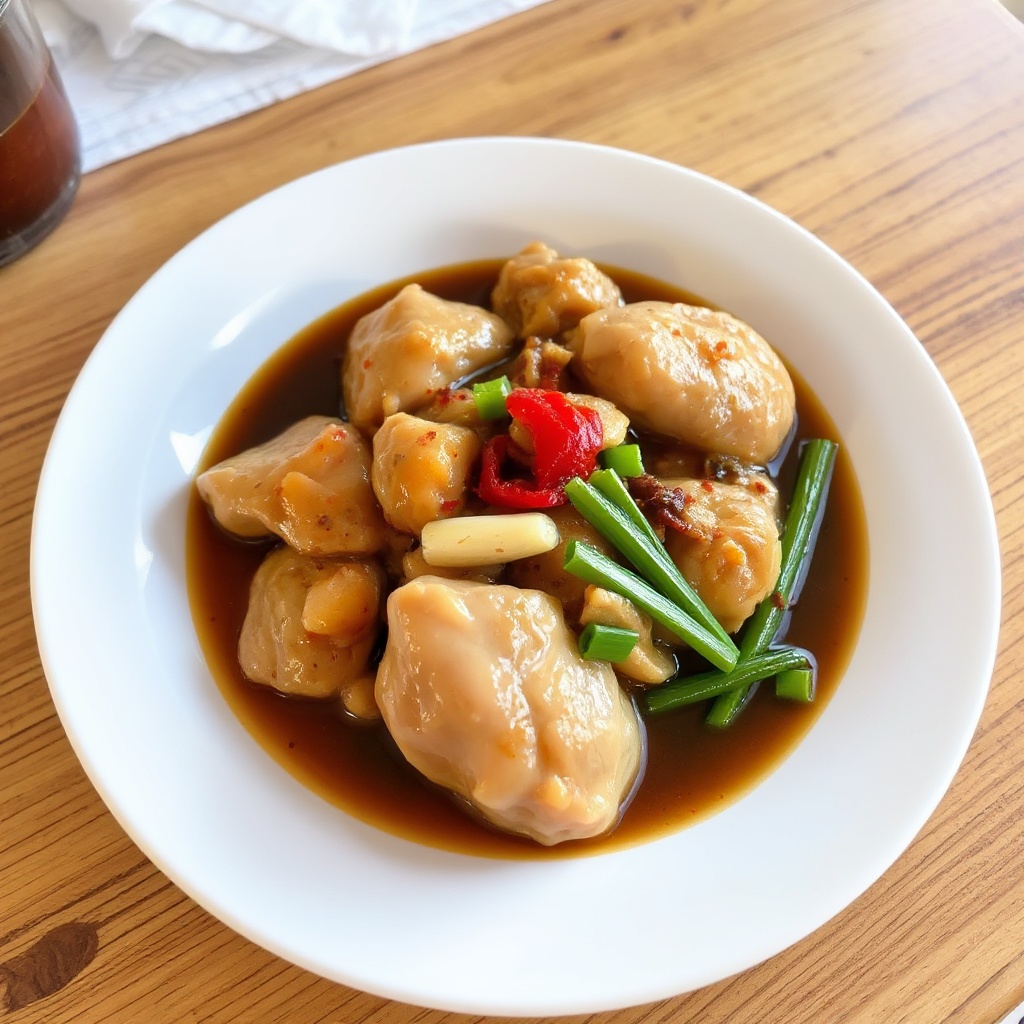 Savory Braised Chicken with Soy and Garlic