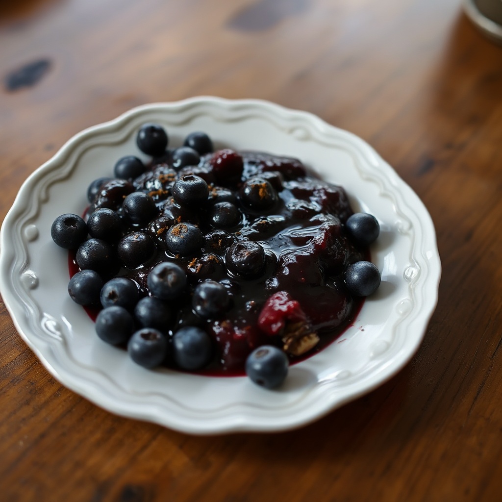 Gewürzter Blaubeermarmelade