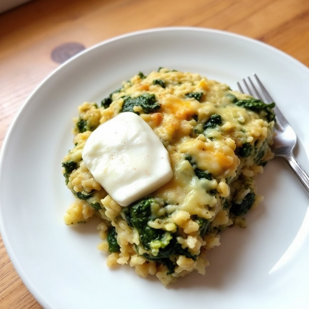 Sformato Salato di Spinaci e Formaggio