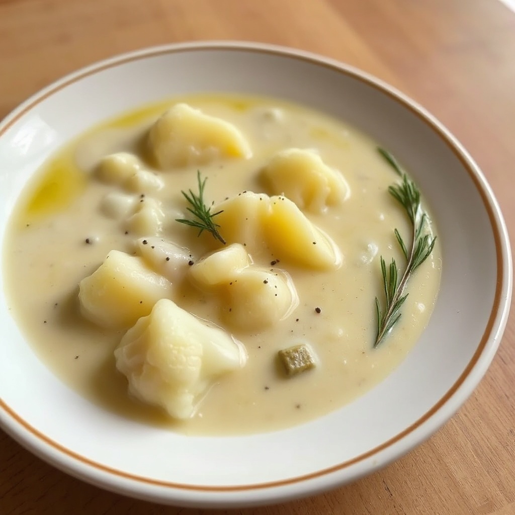 Cremige Kartoffel-Blumenkohlsuppe