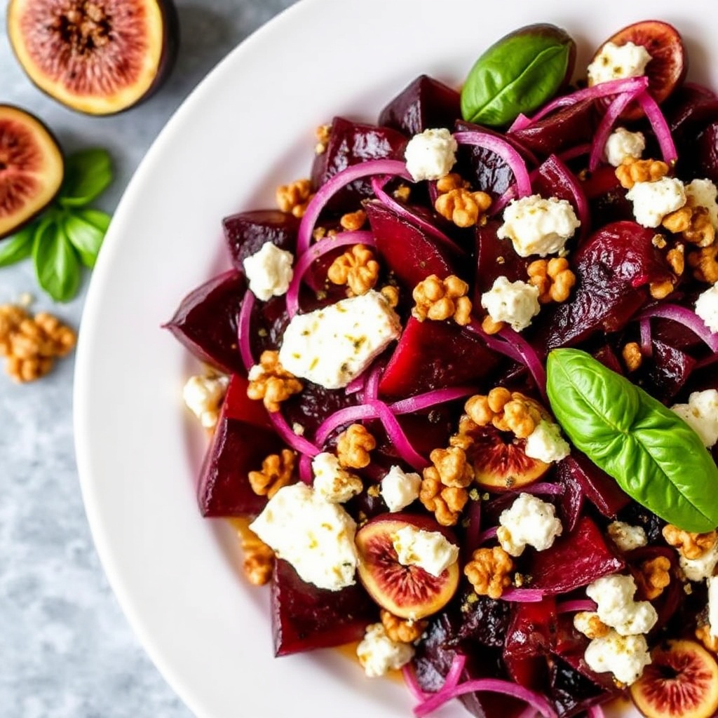 Roasted Beetroot and Fig Salad