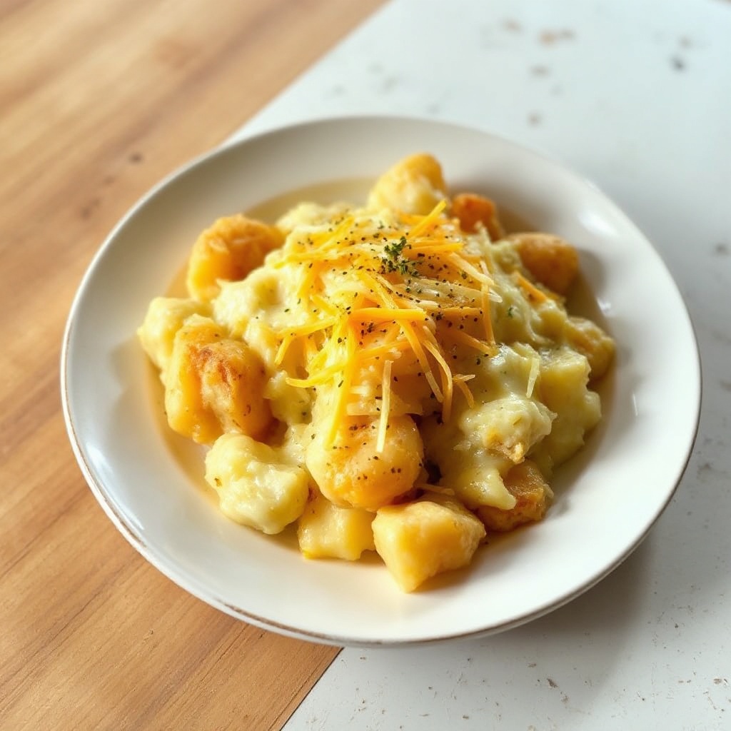 Cremiger Käse-Kartoffel-Auflauf