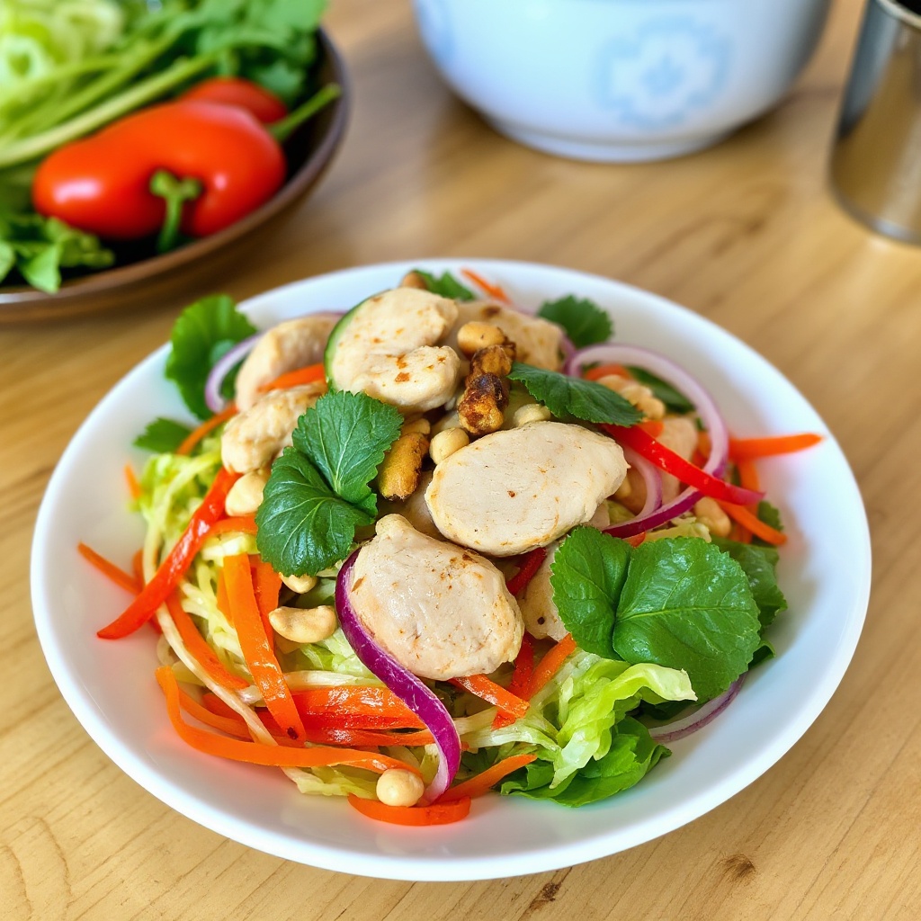 Würziger Vietnamesischer Hühnersalat