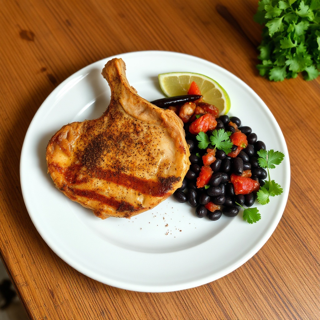 Mexikanisch gewürzte Schweinekoteletts