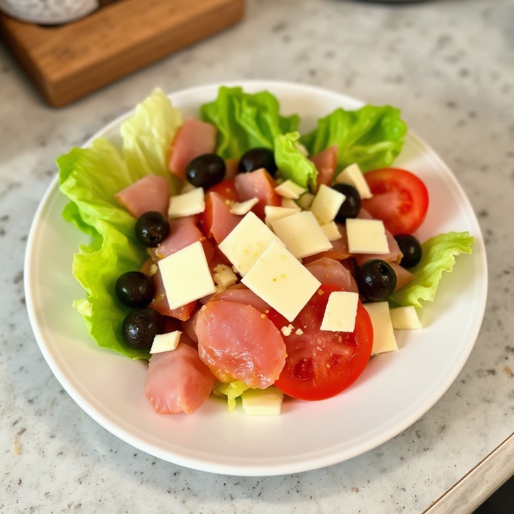 Enhanced Cuban-Style Salad with Zesty Dressing