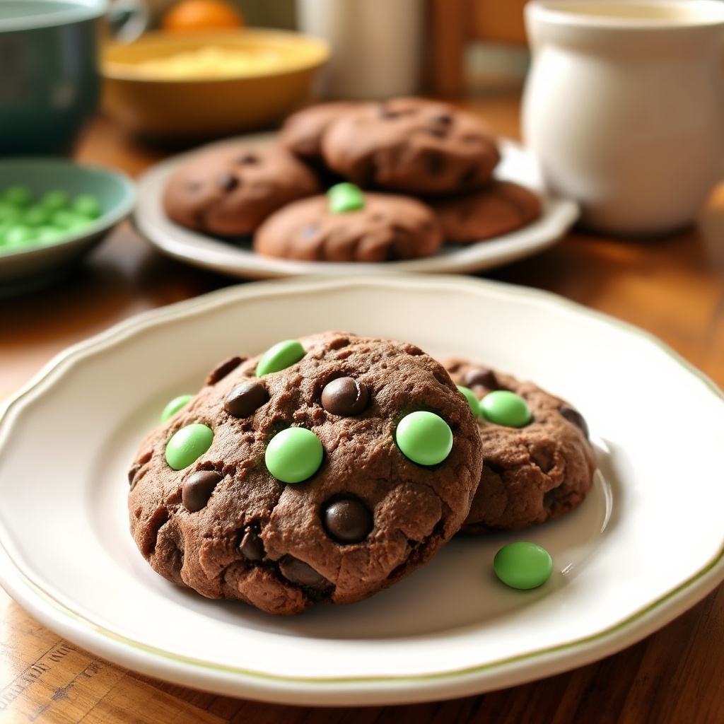 Biscotti al Cioccolato e Menta