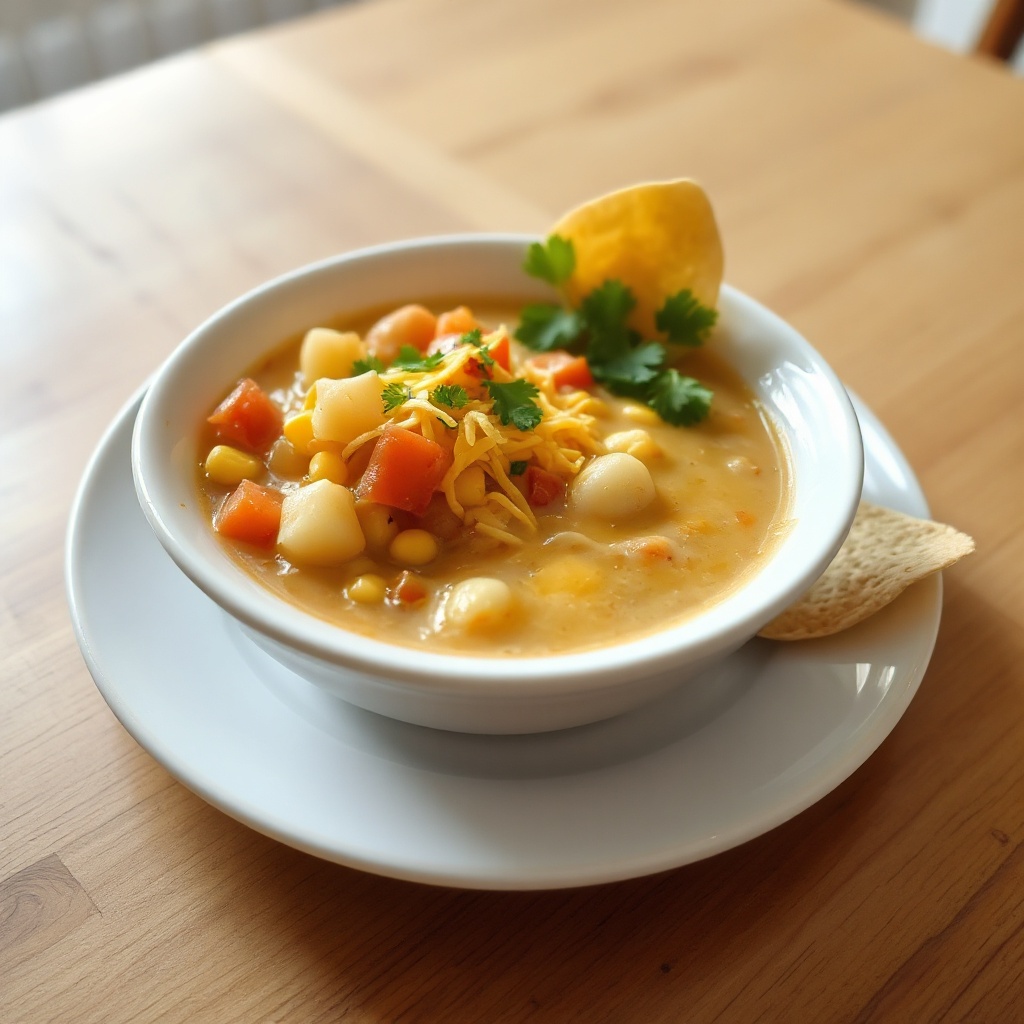 Käse Fiesta Kartoffelsuppe