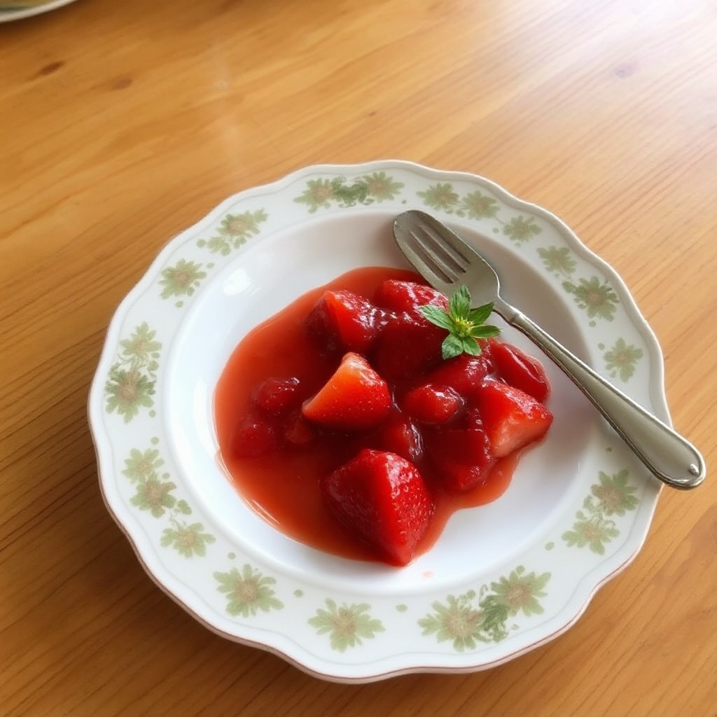 Schnelle und einfache Erdbeermarmelade