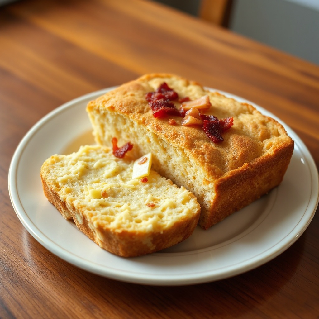 Pane Salato con Bacon e Formaggio