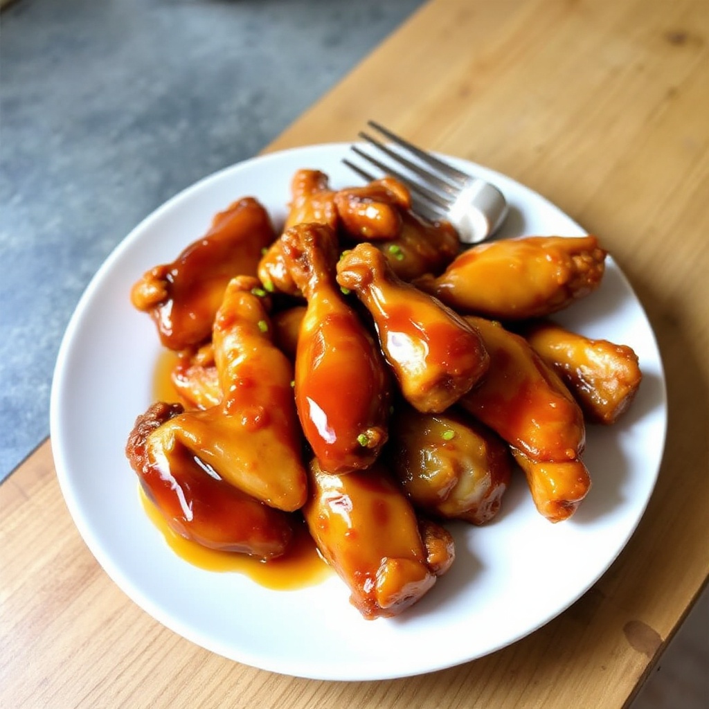 Savory Honey-Ginger Glazed Wings