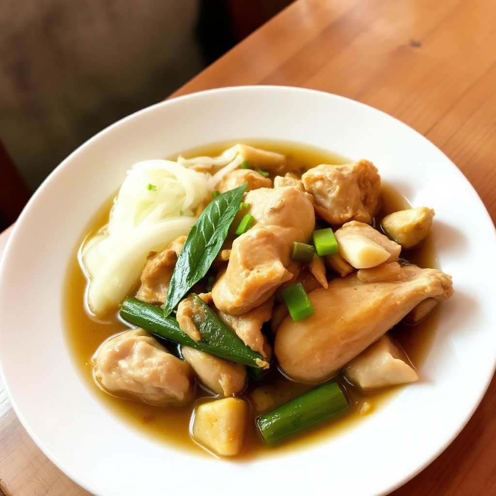 Herzhafter Filipino Hühner-Tinola