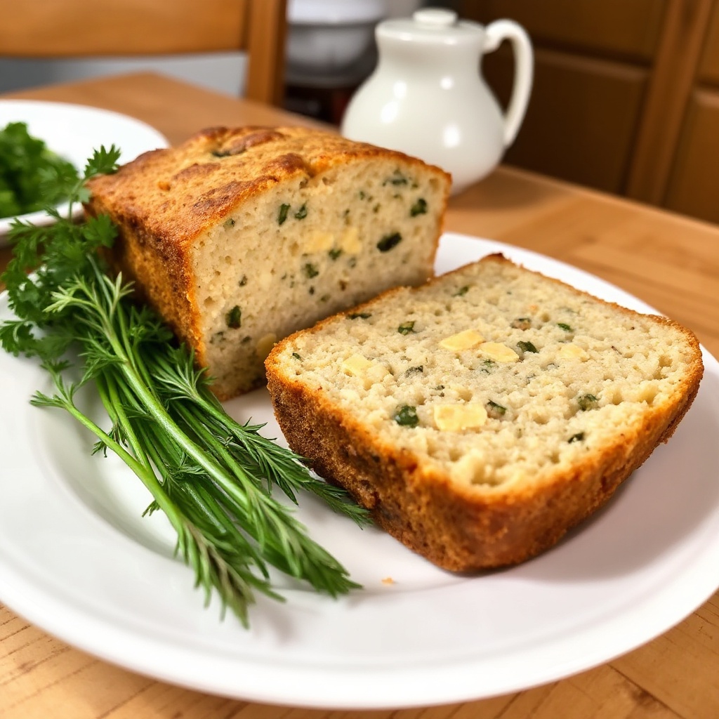 Herzhafter Kräuter- und Käse-Laib