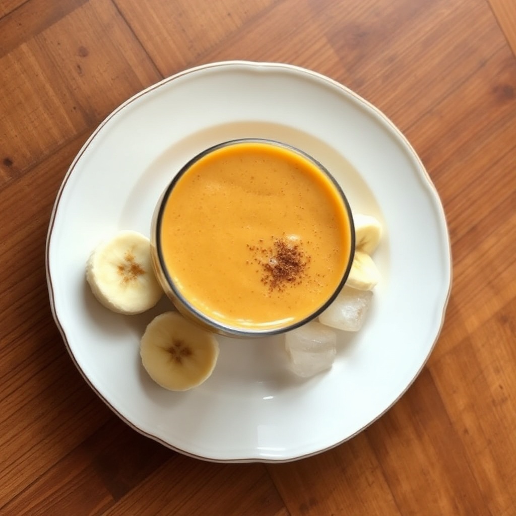 Creamy Pumpkin Spice Smoothie