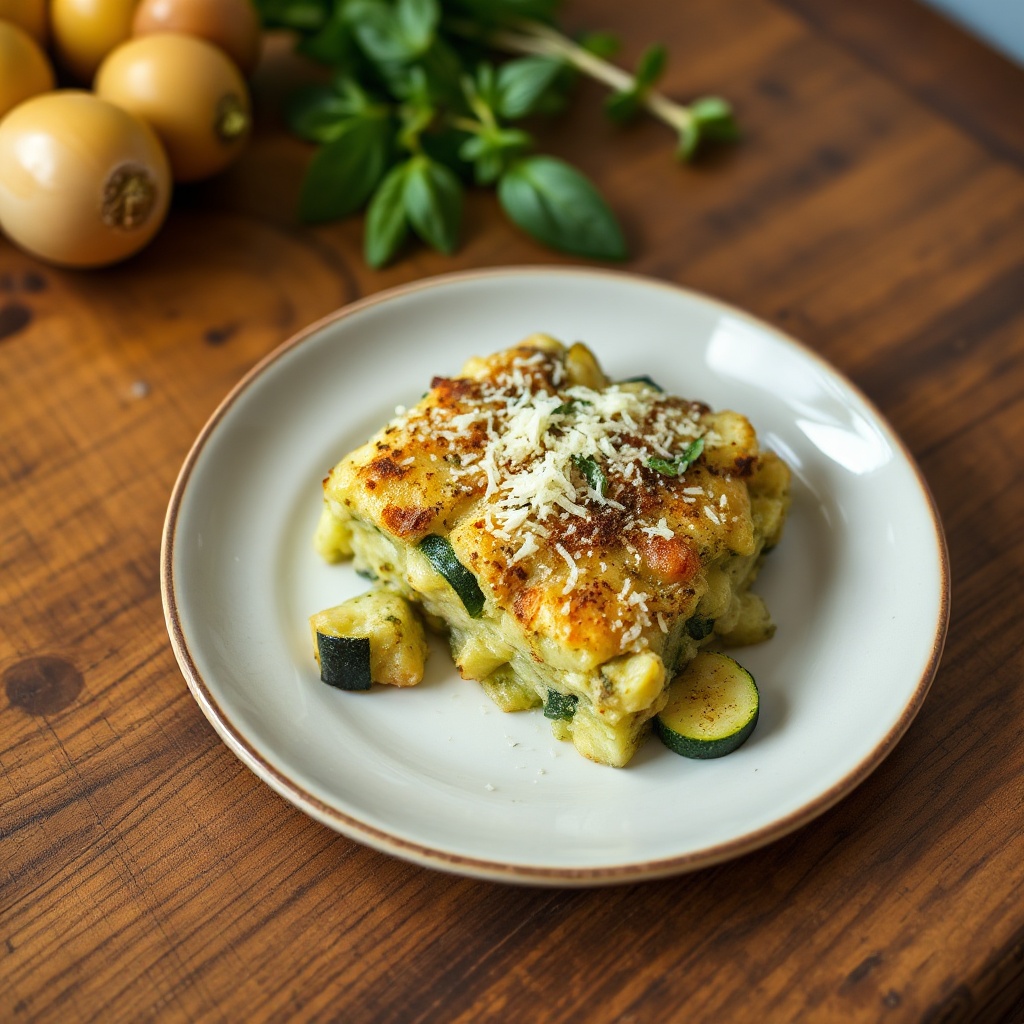 Herzhafter Zucchini-Auflauf